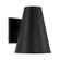 1-Light Outdoor Night Sky Friendly Cone Wall Lantern in Black with Painted White Interior (42|955112BK)