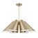 6-Light Modern Pendant in Matte Brass with Painted White Interior (42|354961MA)