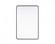 Contour Metal Rectangle Mirror 28x42 in Black (758|MR8A2842BLK)