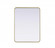R Corner Mirror 27''x36''x2'' Brass (758|MR8A2736BRA)