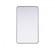Contour Metal Rectangle Mirror 24x40 in Silver (758|MR8A2440SIL)