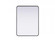 Contour Metal Rectangle Mirror 24x32 in Black (758|MR8A2432BLK)