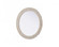 Oval Cornhusk Mirror 30x36 in Linen White (758|MR4C3036LN)