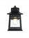 Wall sconce W7'' H11.5'' E8.5'' L1 Black (758|OD352W12BK)