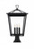Outdoor Pole Light L14'' W14'' H27.5'' L3 Black (758|OD334P28BK)