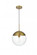 Eclipse Hang D12''H13''L1 Satin Gold CL (758|LD6039SG)