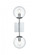 Neri Wall Sconce W5.9''E6.7''H20'' Chrome (758|LD2357C)