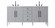 72 inch Double Bathroom Vanity in Grey (758|VF29672DGR)