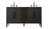 Vanity Cabinet 4Dr 3Dw 60x21.5x35 Chocolate Oak (758|VF29660DCO)