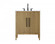 Vanity Cabinet 2Dr 30x21.5x35 Linen Oak (758|VF29630LO)