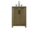 Vanity Cabinet 2Dr 24x21.5x35 Hazel Oak (758|VF29524HO)