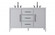 54 Inch Double Bathroom Vanity In Grey (758|VF29354DGR)