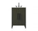 24 Inch Single Bathroom Vanity In Mocha Brown (758|VF29324MMB)