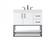 36 inch Single Bathroom Vanity in White (758|VF29236WH)
