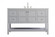 54 inch Single Bathroom Vanity in Grey (758|VF16454GR)