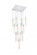 Pendant L26''W26''H24''L13 Chrome (758|2088G26C)