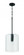 Lyndsey 1 Light Pendant in Flat Black (20|60292-FB)