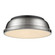 Yep by Golden Lighting Duncan 2-light Flush Mount in Matte Black and Pewter shade (36|3602-14 BLK-PW)