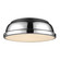 Yep by Golden Lighting Duncan 2-light Flush Mount in Matte Black and Chrome shade (36|3602-14 BLK-CH)