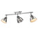 Yep by Golden Lighting Duncan 3-light Semi-Flush Mount in Chrome and Pewter shade (36|3602-3SF CH-PW)