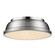 Yep by Golden Lighting Duncan 2-light Flush Mount in Chrome and Pewter shade (36|3602-14 CH-PW)