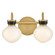 Small Two Light Vanity (1118101|85592LCB-BK)