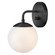 Medium Single Light Sconce (1118101|84300BK)