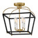 Small Semi-Flush Mount (1118101|84273BK-LCB)