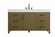 Vanity Cabinet 1DR 6DW 60''W x 22''D x 34''H Chestnut Brown (758|VF60660MCB)