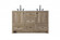 54 inch Double Bathroom Vanity In Natural Oak (758|VF2854DNT)
