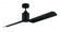 Sleek 56'' 2-Blade Indoor/Outdoor (Wet) Ceiling Fan in Flat Black w/ Flat Black Blades (20|SLK56FB2)