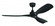 Amigo 52'' 3-Blade Indoor/Outdoor (Damp) Ceiling Fan in Flat Black w/ Flat Black Blades (20|AMG52FB3)