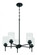 Claire 5 Light Chandelier in Flat Black (20|60525-FB)