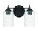 Claire 2 Light Vanity in Flat Black (20|60502-FB)