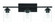 Clark 3 Light Vanity in Flat Black (20|20425FB3)
