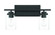 Clark 2 Light Vanity in Flat Black (20|20417FB2)