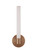 Alina 1 Light LED Wall Sconce in Satin Brass (20|20105SB-LED)