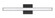 Trim 1 Light 24'' LED Vanity in Flat Black (20|10124FB-LED)