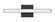 Trim 1 Light 18'' LED Vanity in Flat Black (20|10118FB-LED)