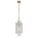 Libby Langdon Ackerly 8.5'' Aged Brass Chandelier (205|ACK-921-AG)