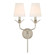 Broche 12'' Antique Silver Sconce (205|562-SA)