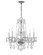 Traditional Crystal 6 Light Clear Italian Crystal Polished Chrome Chandelier (205|5086-CH-CL-I)
