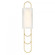 Tartine 1-Light LED Wall Sconce in Warm Brass (128|9-1051-1-322)