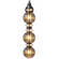 Avra 27''H LED Wall Sconce in Black/Smoked Glass (4450|HF8903-BK)