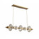 Avra 45'' Linear Pendant In Aged Brass (4450|HF7977-AB)