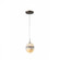Sedona 1 Light Round Ribbed Pendant In Alabaster (4450|HF2902-AB)