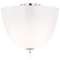 Brisa 14'' Semi-Flush Mount (279|ARN 4230PN-WSG)