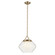 Nella 16 Inch 1 Light Pendant with Clear Outer Glass with Opal Interior Glass in Champagne Bronze (10687|52783CPZ)