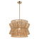 Ophira 22 Inch 1 Light Pendant with Jute Shade in Champagne Bronze (10687|52734CPZ)
