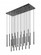 23 Light Linear Chandelier (276|919MP24-23L-MB-LED)
